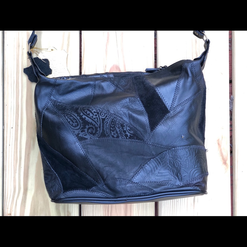 Black genuine leather purse! New!